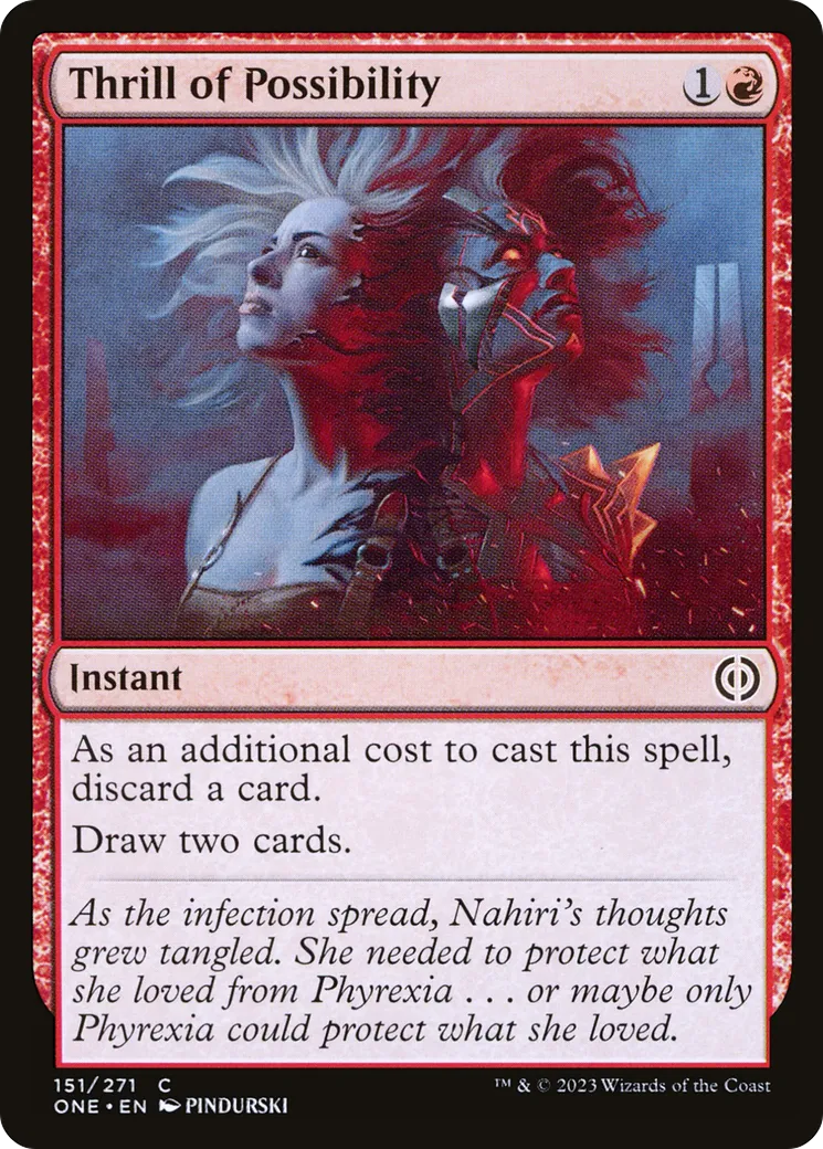 Frisson de probabilité — Phyrexia: All Will Be One — Magic: The Gathering