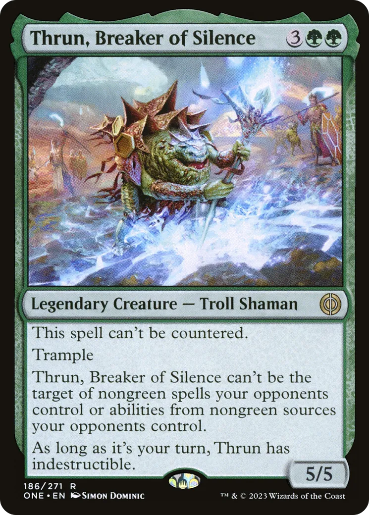 Thrun, briseur de silence — Phyrexia: All Will Be One — Magic: The Gathering