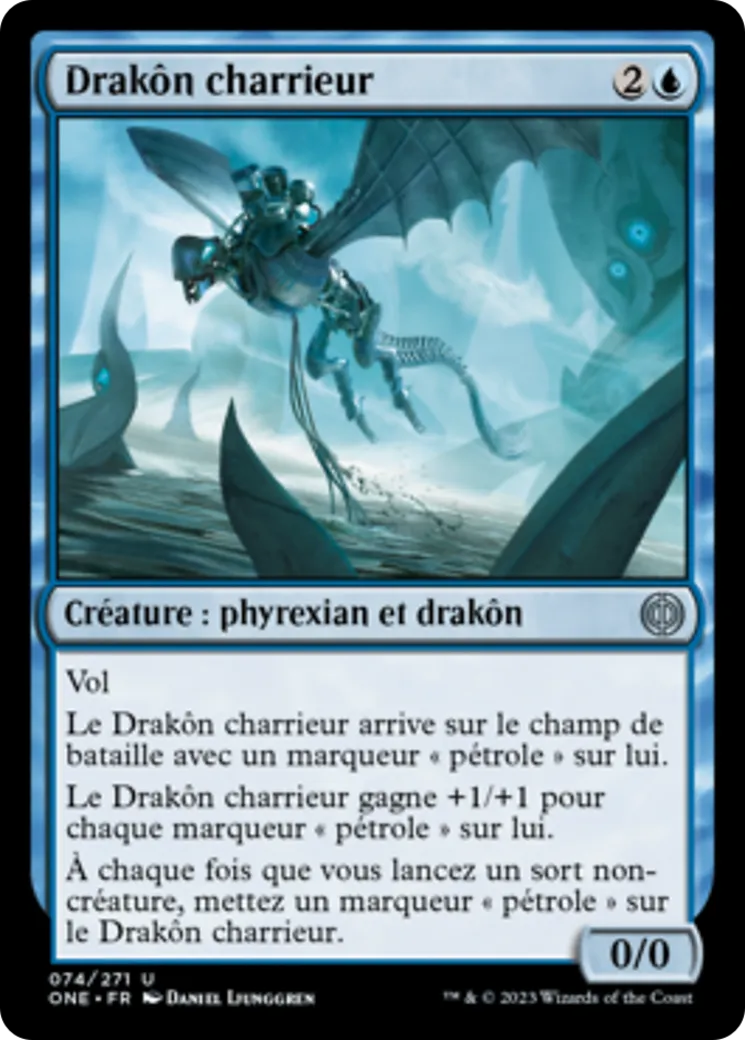 Drakôn charrieur — Phyrexia: All Will Be One — Magic: The Gathering