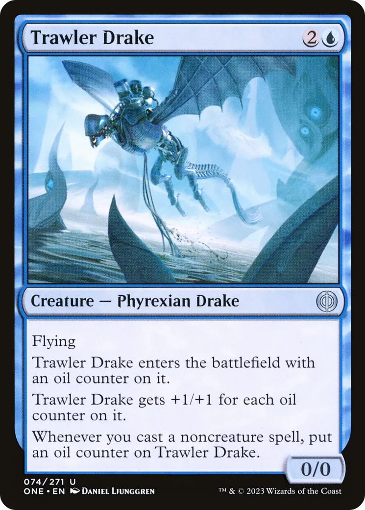 Drakôn charrieur — Phyrexia: All Will Be One — Magic: The Gathering