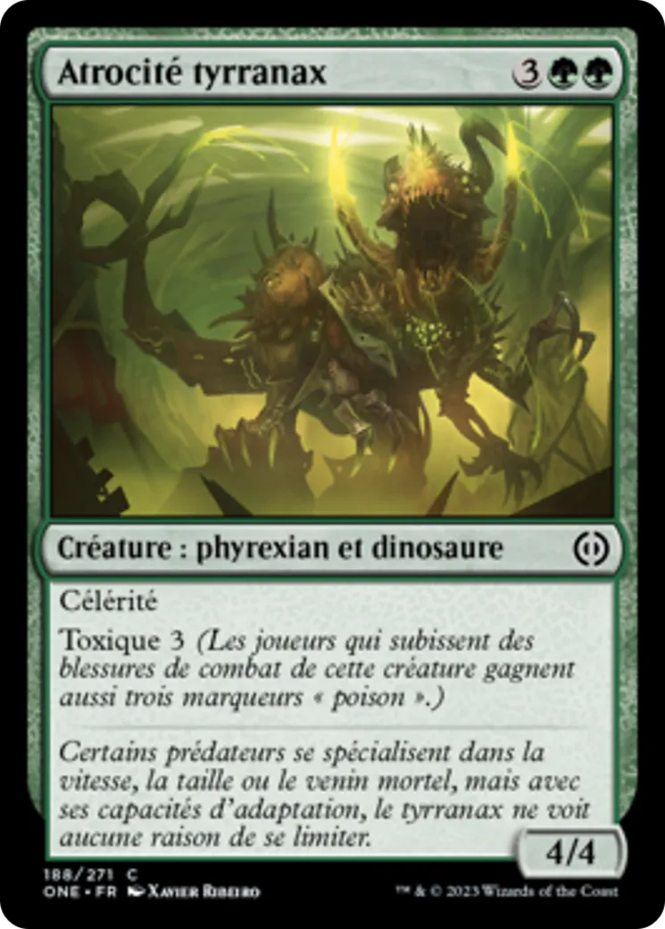 Atrocité tyrranax — Phyrexia: All Will Be One — Magic: The Gathering