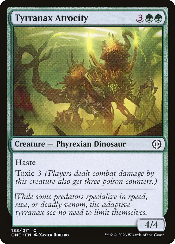Tyrranax Atrocity — Phyrexia: All Will Be One — Magic: The Gathering