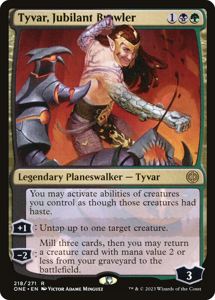 Tyvar, Jubilant Brawler — Phyrexia: All Will Be One — Magic: The Gathering