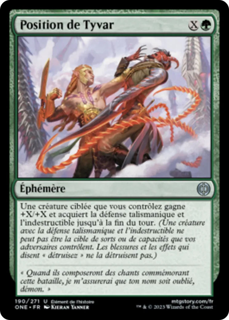 Position de Tyvar — Phyrexia: All Will Be One — Magic: The Gathering