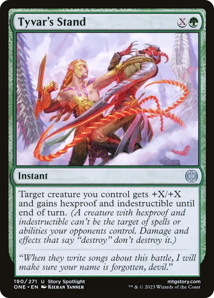 Tyvar's Stand — Phyrexia: All Will Be One — Magic: The Gathering
