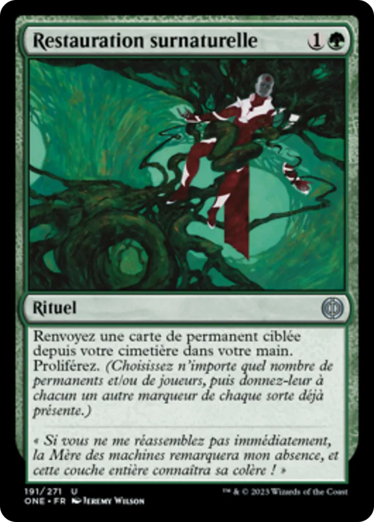Restauration surnaturelle — Phyrexia: All Will Be One — Magic: The Gathering