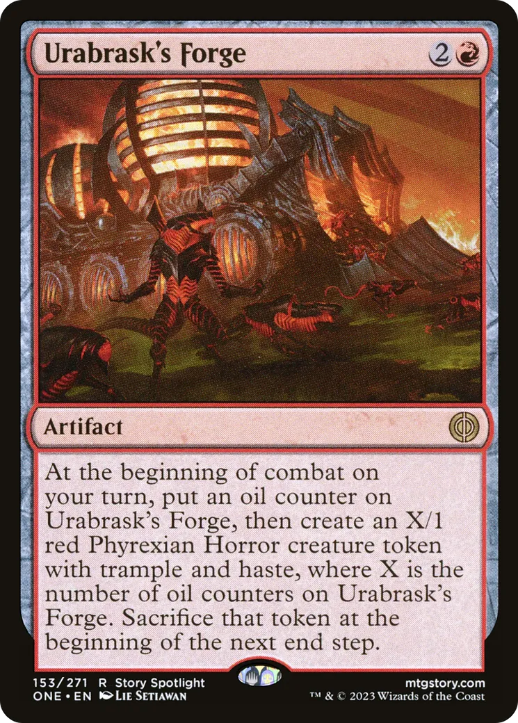 Urabrask's Forge from Phyrexia: All Will Be One - Magic: The Gathering