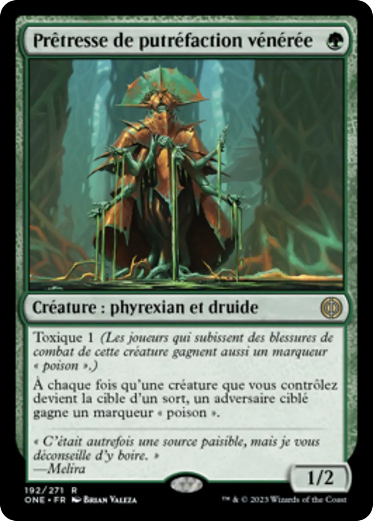 Prêtresse de putréfaction vénérée — Phyrexia: All Will Be One — Magic: The Gathering