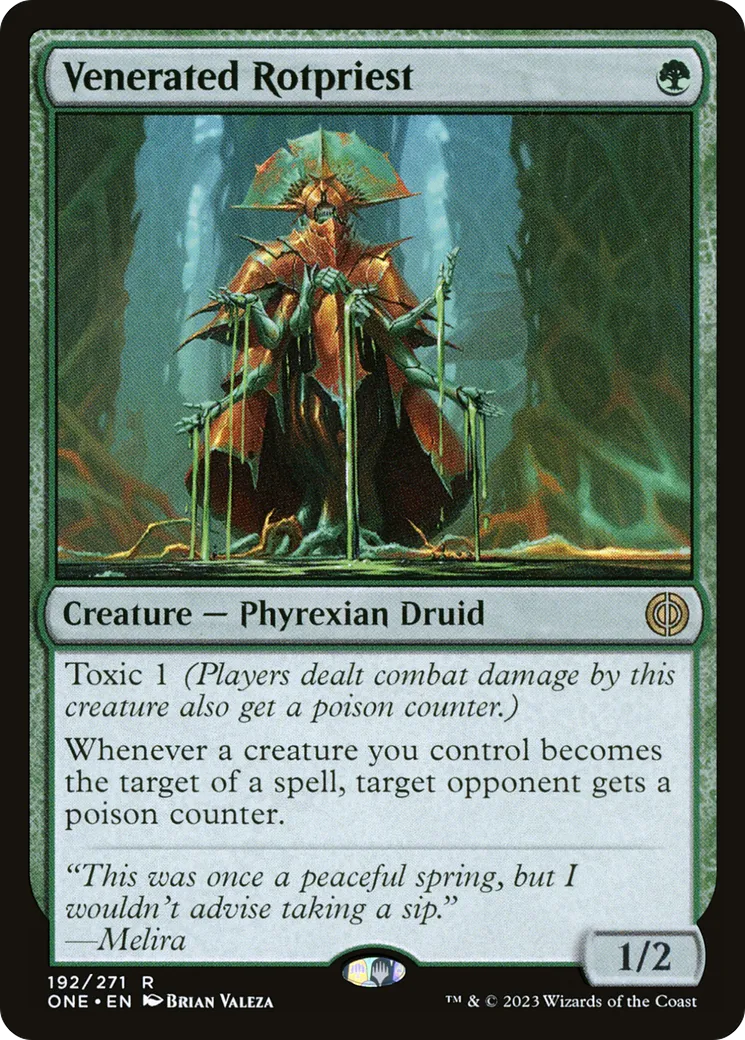 Venerated Rotpriest — Phyrexia: All Will Be One — Magic: The Gathering