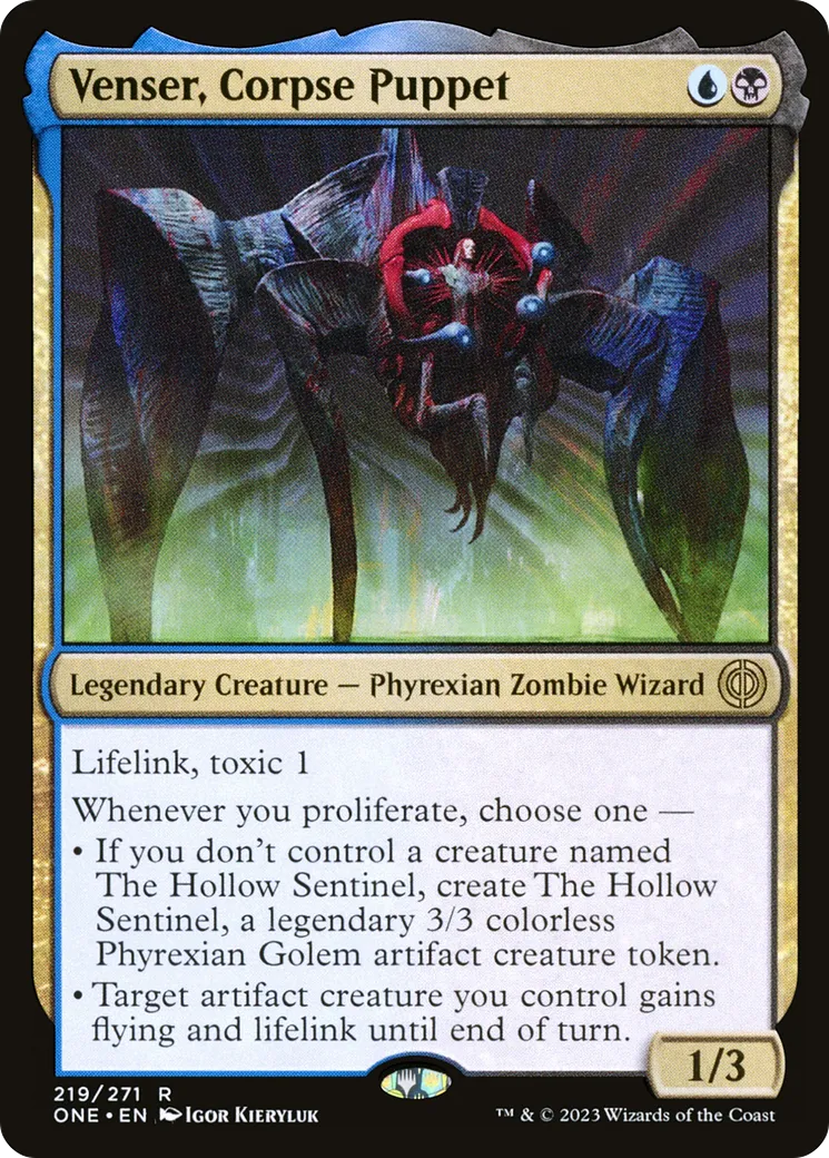 Venser, Corpse Puppet — Phyrexia: All Will Be One — Magic: The Gathering