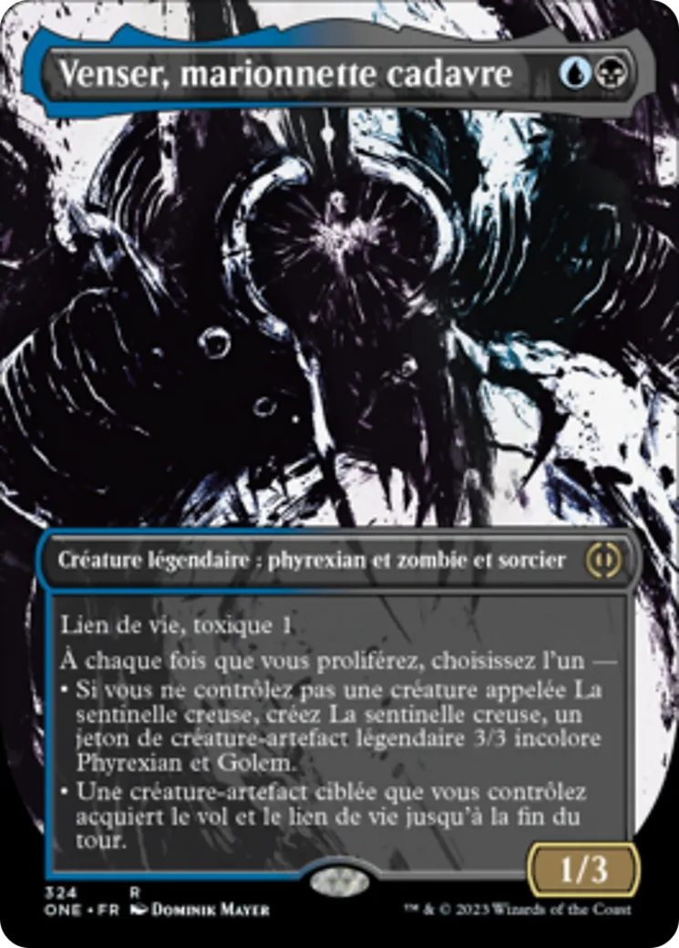 Venser, marionnette cadavre — Phyrexia: All Will Be One — Magic: The Gathering