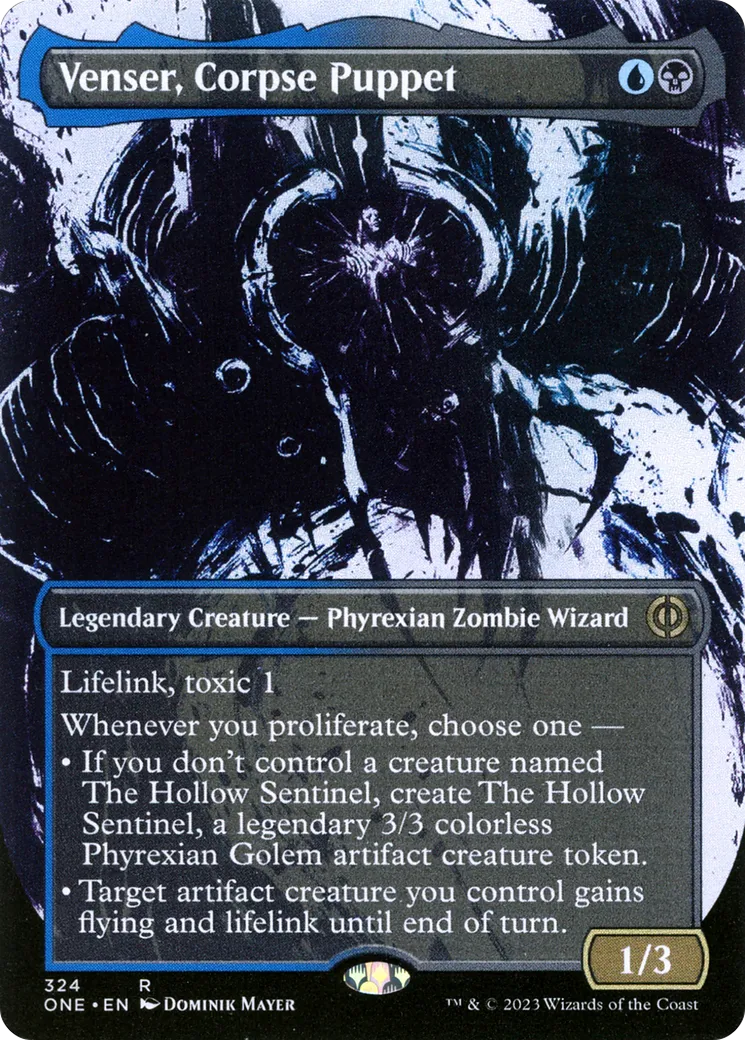 Venser, marionnette cadavre — Phyrexia: All Will Be One — Magic: The Gathering