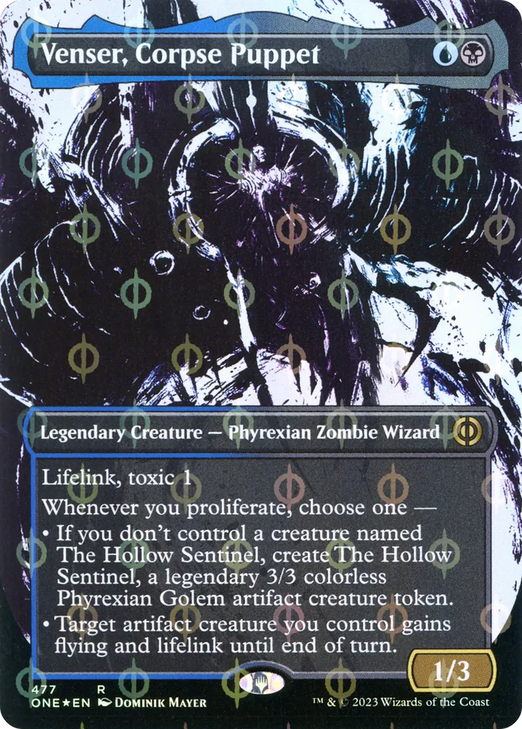 Venser, marionnette cadavre — Phyrexia: All Will Be One — Magic: The Gathering