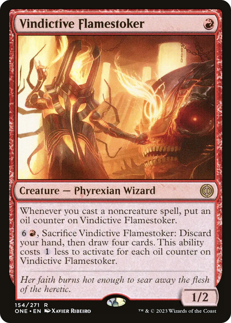 Vindictive Flamestoker — Phyrexia: All Will Be One — Magic: The Gathering