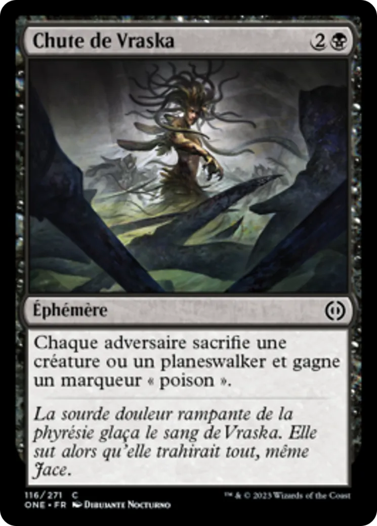 Chute de Vraska — Phyrexia: All Will Be One — Magic: The Gathering