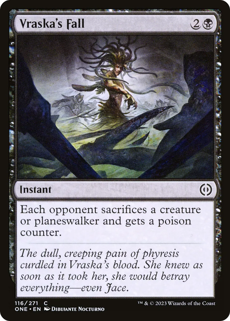 Chute de Vraska — Phyrexia: All Will Be One — Magic: The Gathering