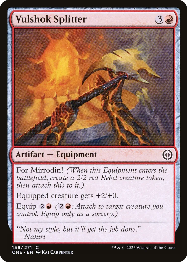 Vulshok Splitter — Phyrexia: All Will Be One — Magic: The Gathering