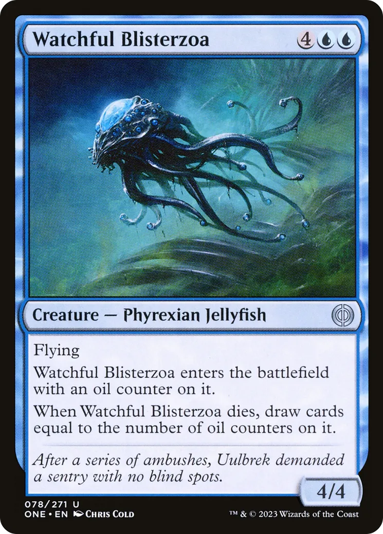 Watchful Blisterzoa — Phyrexia: All Will Be One — Magic: The Gathering