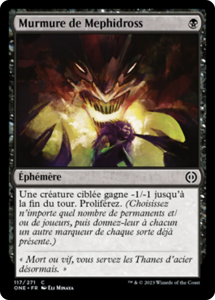 Murmure de Mephidross — Phyrexia: All Will Be One — Magic: The Gathering