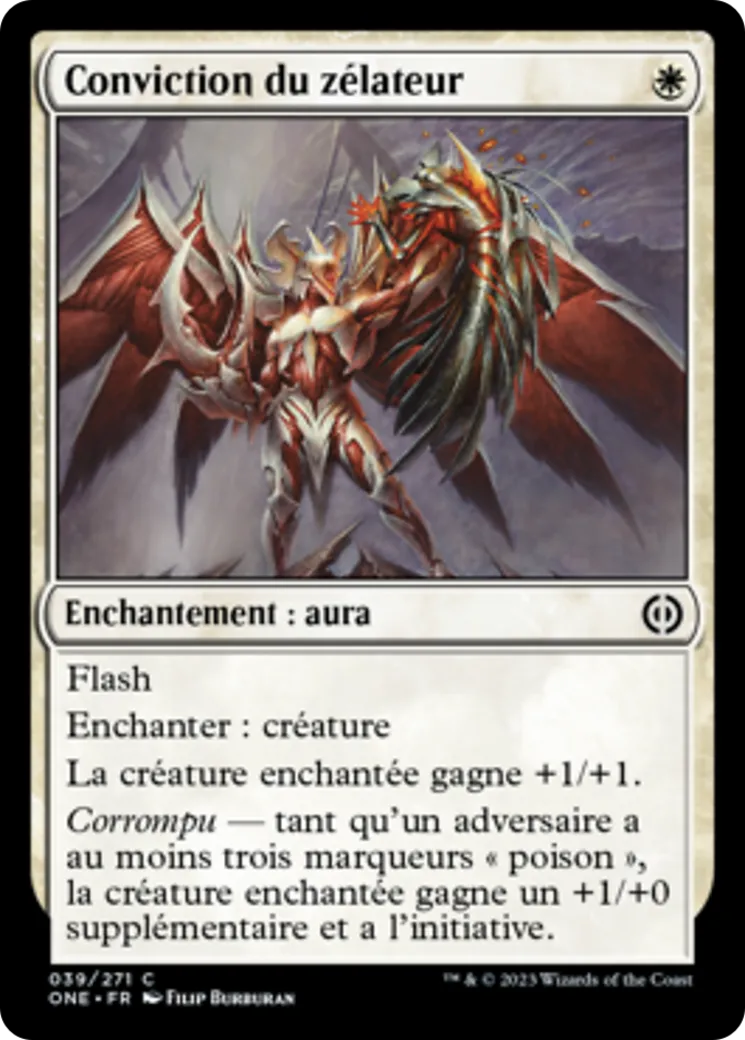 Conviction du zélateur — Phyrexia: All Will Be One — Magic: The Gathering