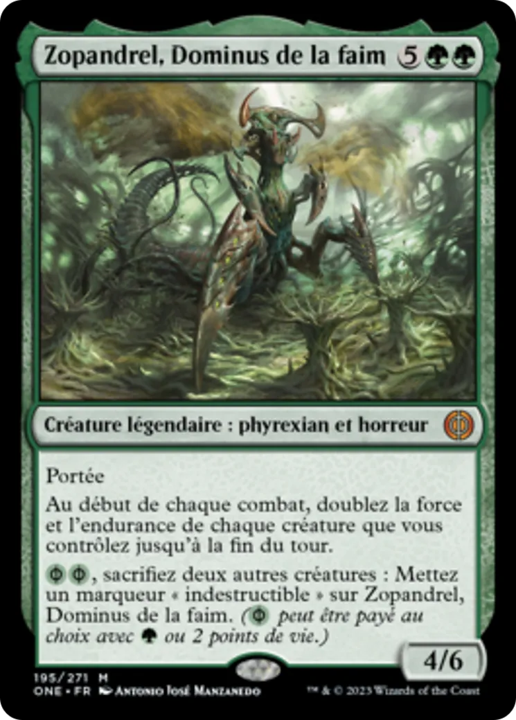 Zopandrel, Dominus de la faim — Phyrexia: All Will Be One — Magic: The Gathering