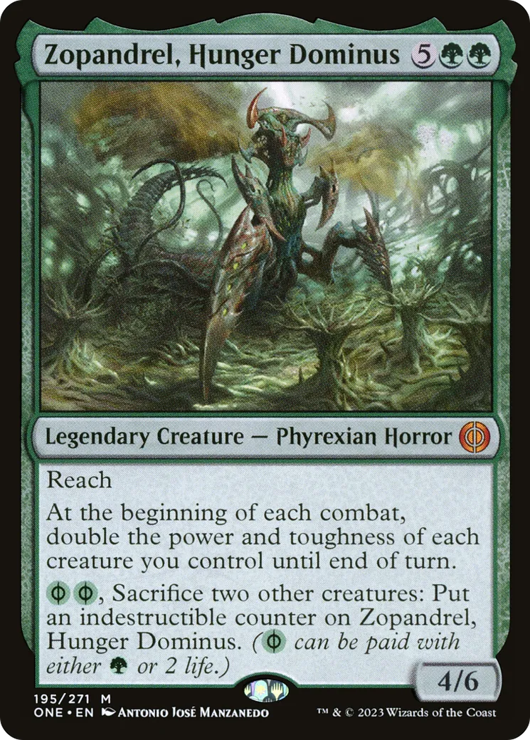 Zopandrel, Hunger Dominus — Phyrexia: All Will Be One — Magic: The Gathering