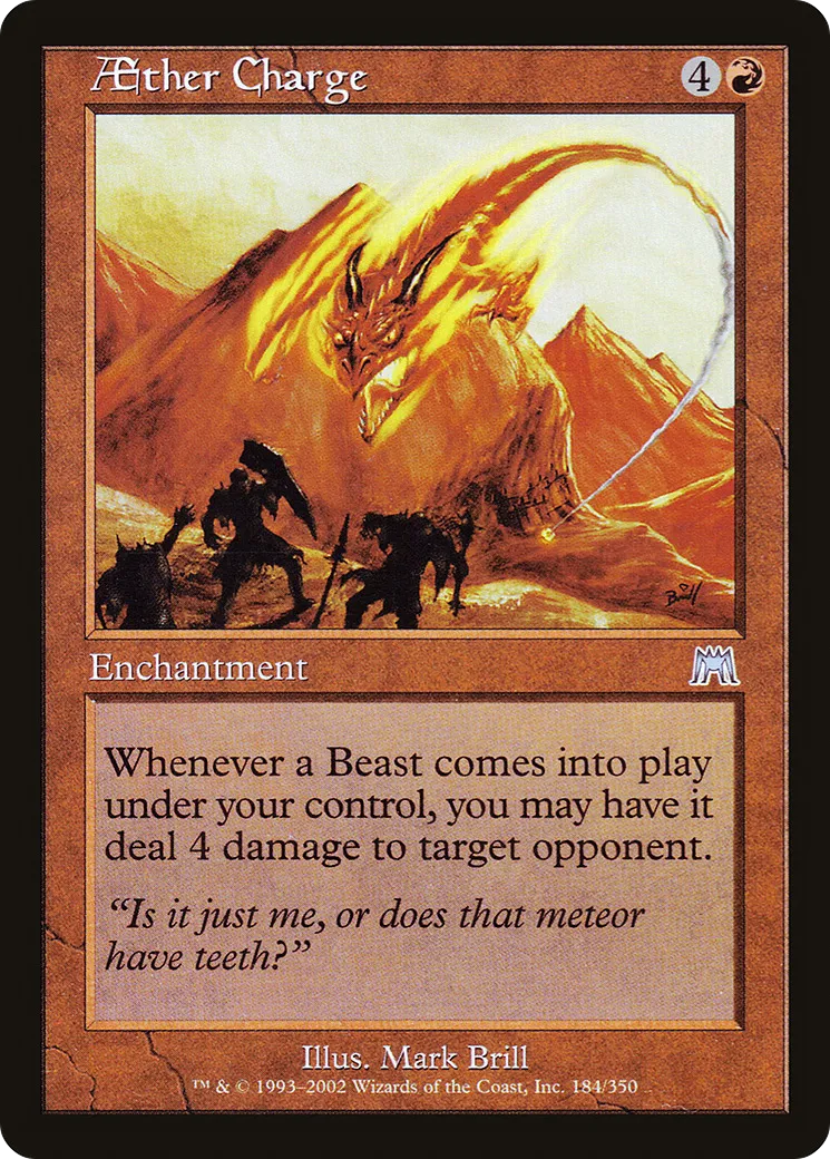 Aether Charge — Onslaught — Magic: The Gathering