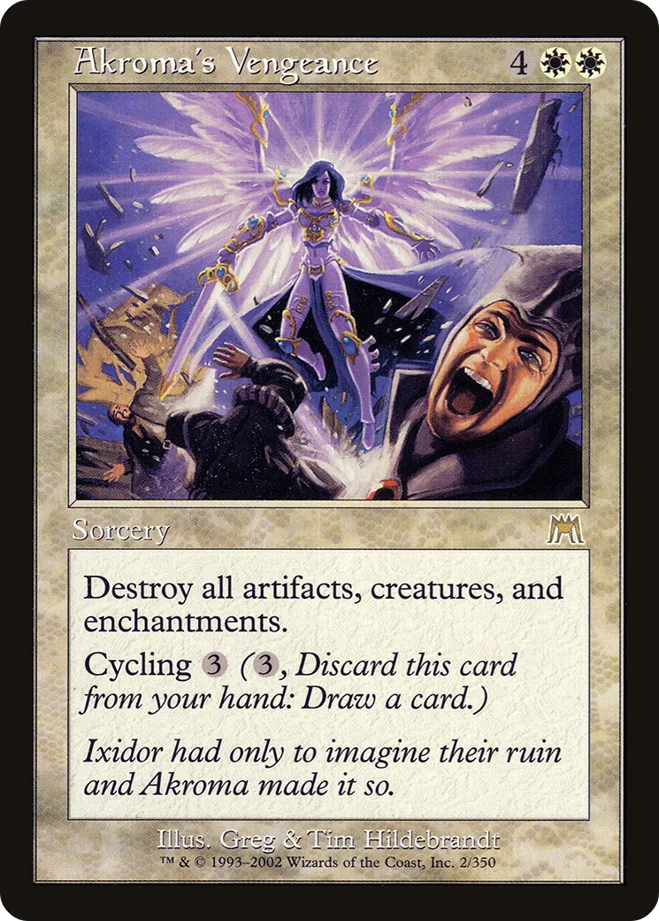 Vengeance selon Akroma — Onslaught — Magic: The Gathering