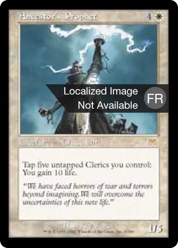 Prophète de l'Ancêtre — Onslaught — Magic: The Gathering
