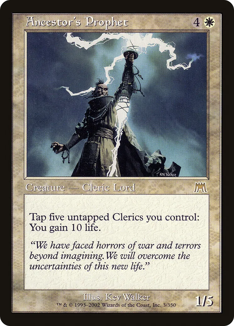 Ancestor's Prophet — Onslaught — Magic: The Gathering