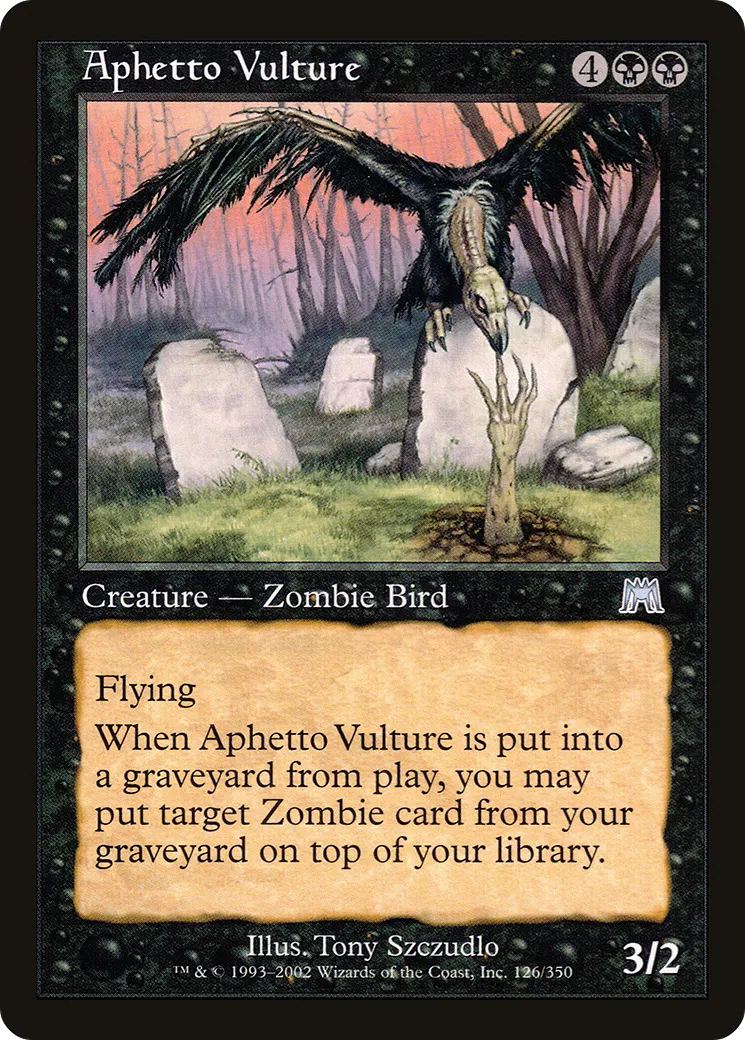 Vautour aphettien — Onslaught — Magic: The Gathering