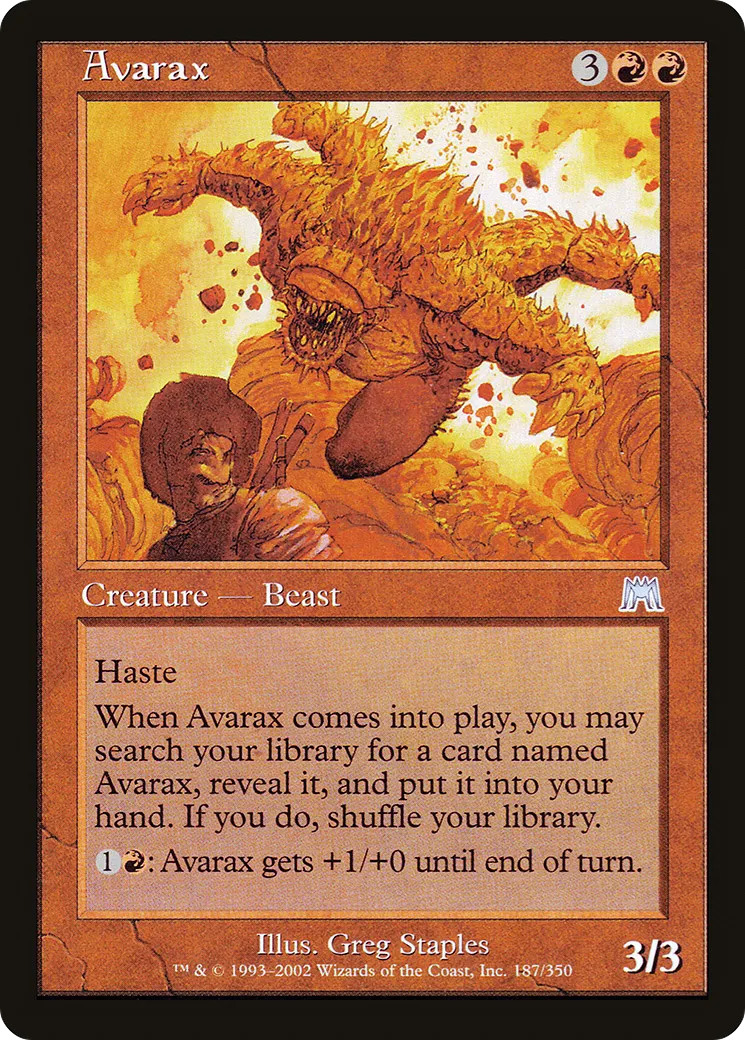 Avarax — Onslaught — Magic: The Gathering