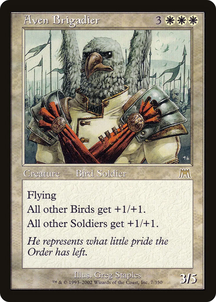 Aven Brigadier from Onslaught - Magic: The Gathering