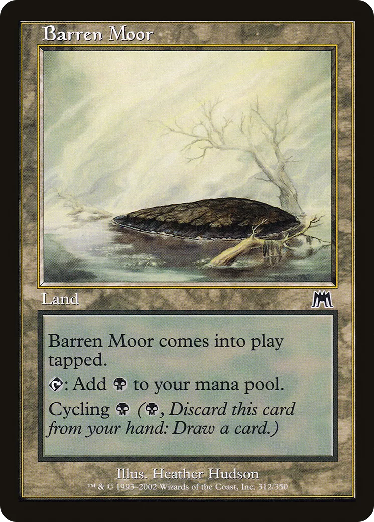 Barren Moor from Onslaught - Magic: The Gathering