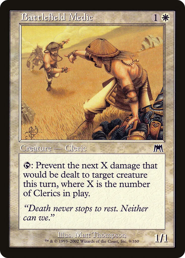 Battlefield Medic from Onslaught - Magic: The Gathering