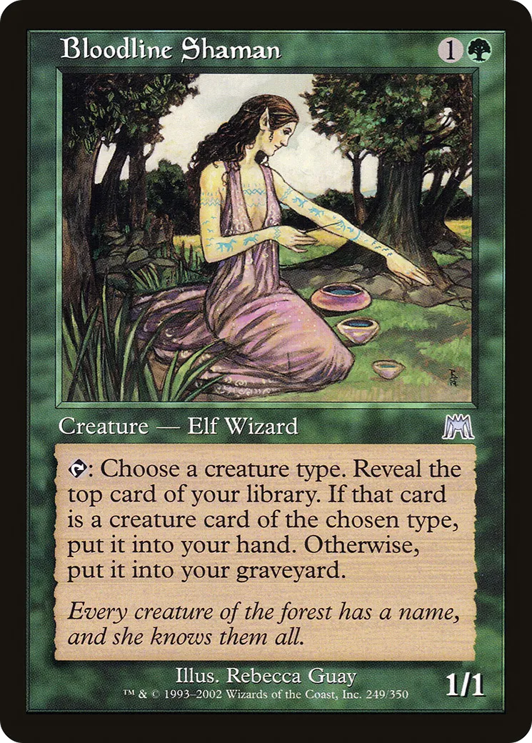 Bloodline Shaman — Onslaught — Magic: The Gathering
