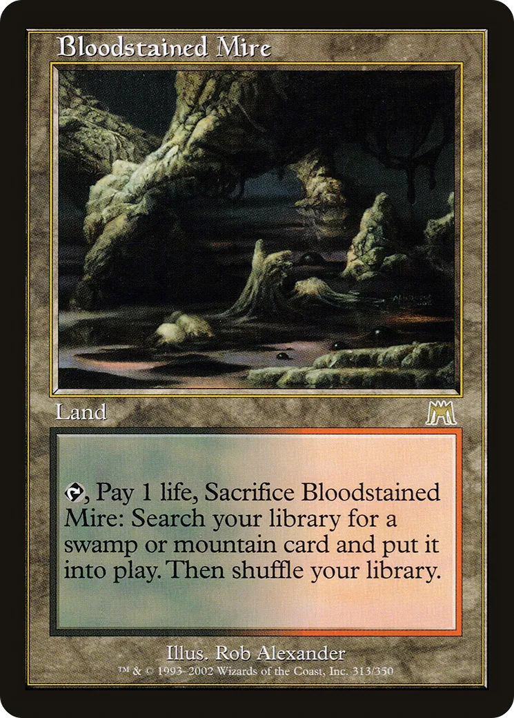Bloodstained Mire — Onslaught — Magic: The Gathering