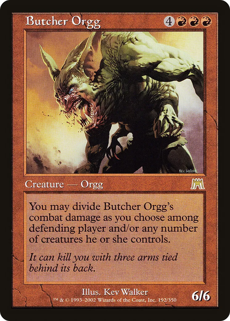 Butcher Orgg — Onslaught — Magic: The Gathering