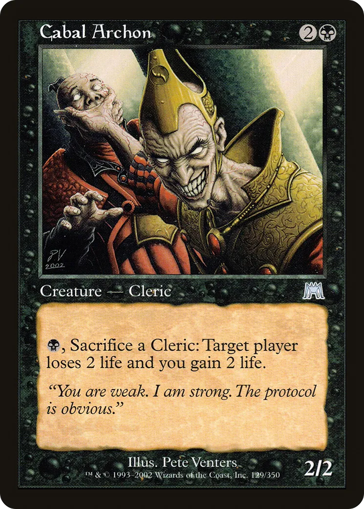 Cabal Archon — Onslaught — Magic: The Gathering