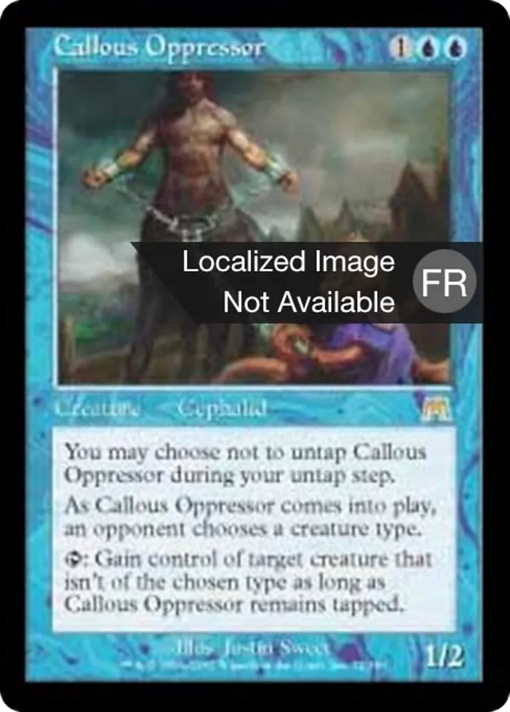 Oppresseur inhumain from Onslaught - Magic: The Gathering