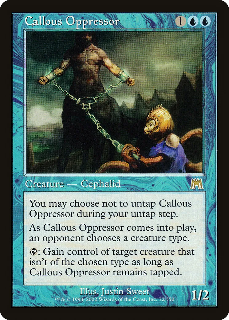 Oppresseur inhumain — Onslaught — Magic: The Gathering