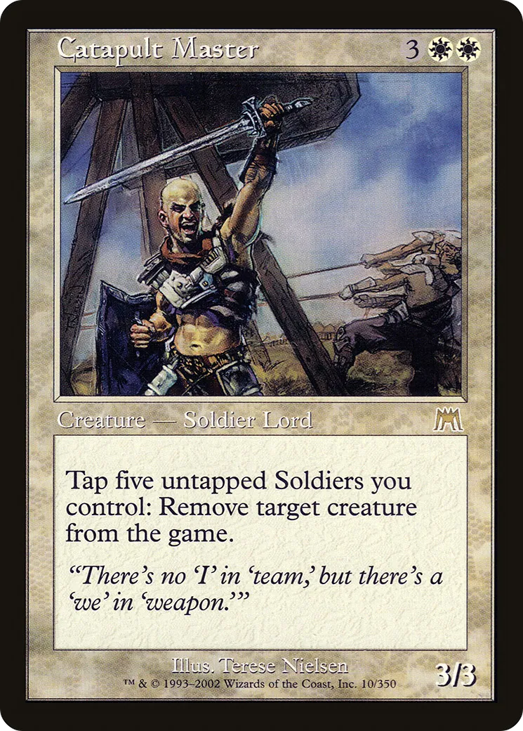 Catapult Master from Onslaught - Magic: The Gathering