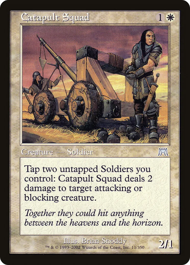 Catapult Squad from Onslaught - Magic: The Gathering