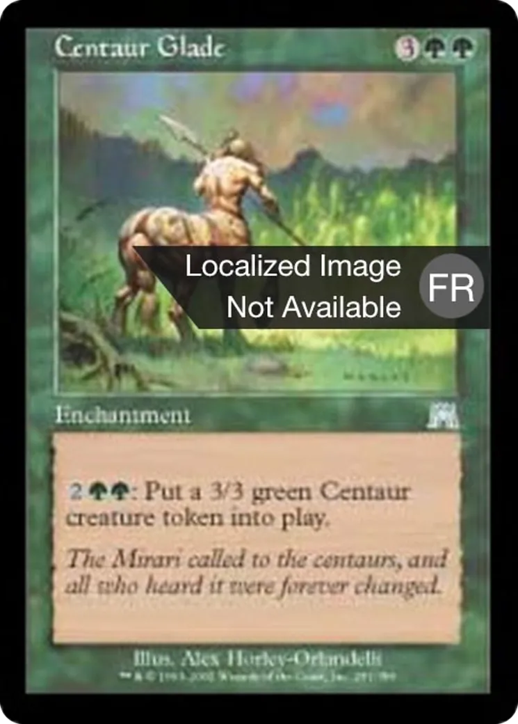 Clairière des centaures — Onslaught — Magic: The Gathering