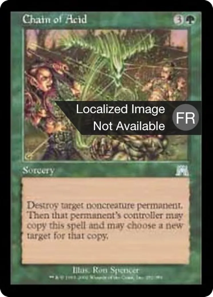 Chaîne d'acide — Onslaught — Magic: The Gathering