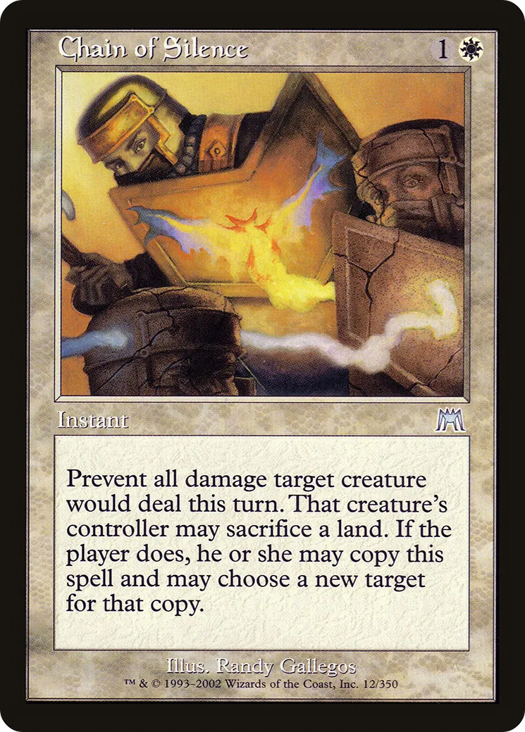 Chain of Silence — Onslaught — Magic: The Gathering