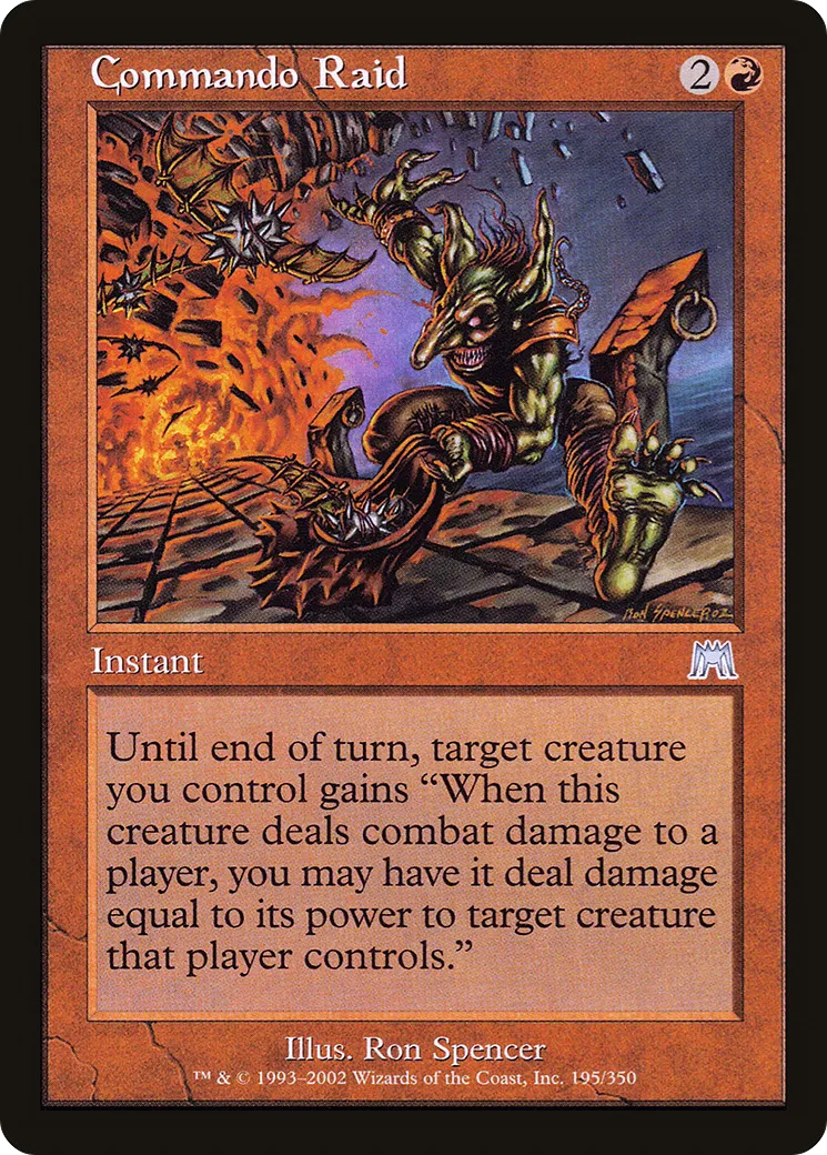 Commando Raid — Onslaught — Magic: The Gathering