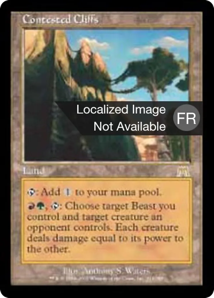Falaises contestées — Onslaught — Magic: The Gathering