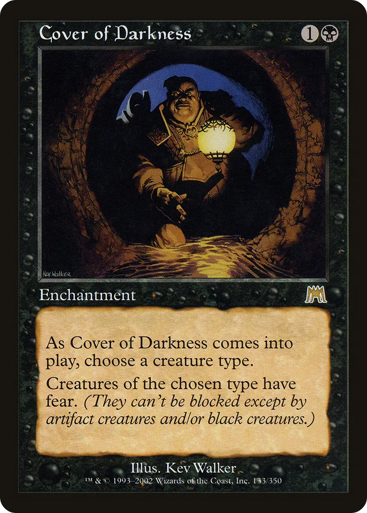 Couverture de ténèbres — Onslaught — Magic: The Gathering