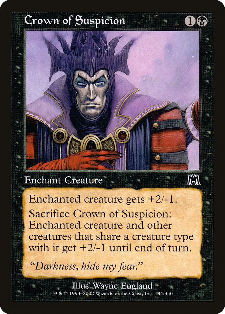 Crown of Suspicion — Onslaught — Magic: The Gathering